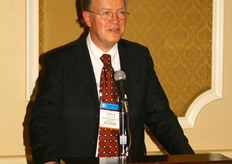 Martin Oldemonnikhof, de Nederlandse landbouwattachee is erg in de weer voor de Nederlandse bedrijven.