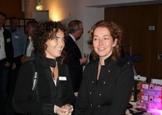 Ook dames aanwezig. Wilma van den Oever bij Koppert Cress