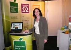 Mariska van der Zwaal was present in de stand van Groenten Fruit Bureau