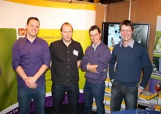 Wim Webers, Sam Gui, Guy Pluym en Jurgen Bouveroux van Biobest