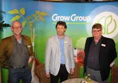 Simon van Zanten, Gert-Jan Lekkerkerker en Chris ter Hark van Grow Group