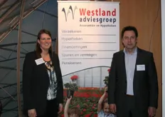 Petra Vijverberg en Peter Olierook van Westland Adviesgroep.