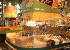 Een divers assortiment gedroogd fruit