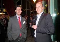 Chris Meijers van ABN Amro en Pieter de Jong van Hillfresh.