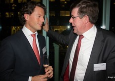 Richard de Keijzer van ABN Amro en Rien van Doorn van Fruitmasters.