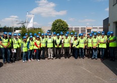 Het gezelschap bracht tevens een bezoek aan de fabriek van Cultilene in Tilburg. Een verslag van dit bezoek is volgende week te lezen op Groentennieuws.