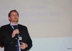 Ferdi Veenstra (Monsanto) sprak ook een kort welkomstwoord.