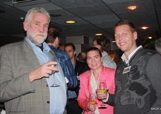 Peter Klapwijk (GreenQ) Natasja van Ruiten (Fresh Retail), en Bas Poeltuyn (Gourmet)