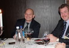 Adri van Denderen (ABN Amro) en Marcel Brans (Naktuinbouw)