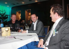 Bart van der Valk (Zwingrow), Rene van Graafeiland (Haluco) en Dirk Gillis (Monsanto)