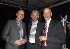V.l.n.r: Wim Zomer (Vroegop Windig) Bram Vroegop (Vroegop Windig) en Jan Doldersum (Rijk Zwaan)