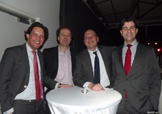 De banken waren goed vertegenwoordigd: het team van ABN AMRO: Willem Briët, Bernd Feenstra, Alphons de Koning en Chris Meijers