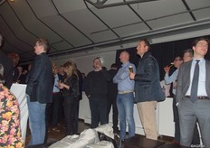 Aandachtig gehoor tijdens de toespraak