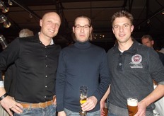 Bio meets bio: Gerard De Pee (Green Organics), Robbert Blok (Green Organics) en Frank Vosselman (De Bolster)