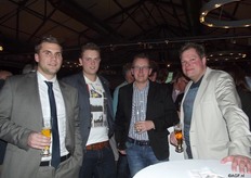 De Firma's Pronk en Faby: Max Noack, Maarten Pronk, Marcel Kastelein en Bernard Slot