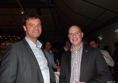 Het team van HSF Logistics is te herkennen aan het groen/rode logo. : Bert de Zeeuw en Frank Nispeling