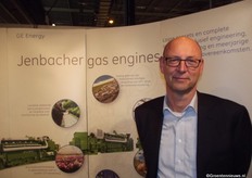 Hans van den Heuvel van GE Energy met Jenbacher wkk's