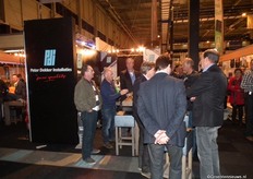 Nog even een lange beursdag afsluiten bij Peter Dekker Installaties