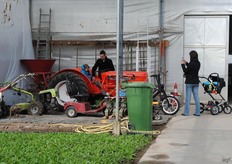 Ook de machines trokken de aandacht!