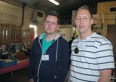 Billy Lewis en Dennis Snel van C1000 Cibo Eindhoven, waar de Vers van Hier producten verkocht worden
