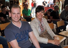 Van de Plus van Doornmalen in Eersel kwamen Maikel Visser en Mirjam van Doornmalen