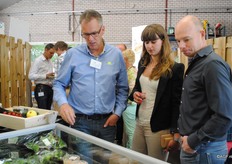 Adrie van den Einden met zijn dochter en Edwin Verbruggen