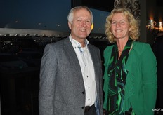 Piet Zwinkels met zijn vrouw Karin