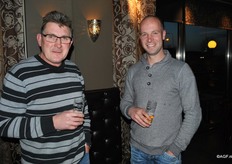 Piet Onings van Onings Bloembollen en Perry de Kok van Hoveniersbedrijf de Kok & Zn.