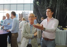 Aat Dijkshoorn met Steven Madern (GreenQ)