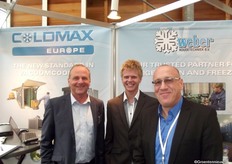 Frank Weber, Jim van Dijk and Hans Juursema of Coldmax Europe and Weber Koudetechniek