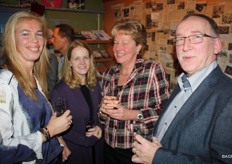 Sylvia, Angelique, Evelien en Jan Riegman