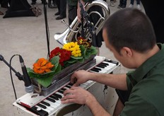 Muziek en bloemen