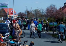 Het mooie weer bracht veel mensen op de been
