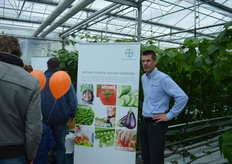 Rob van der Lans van Bayern Crop Science. Het bedrijf was dit jaar ook een van de sponsoren van het evenement.