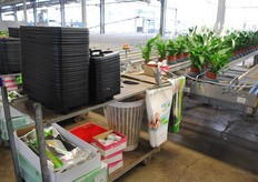 Inpakken geschiedt handmatig