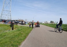 Gezellige drukte in de zonnige polder