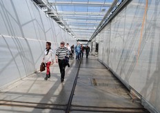 Een groot deel van het bedrijf was opengesteld