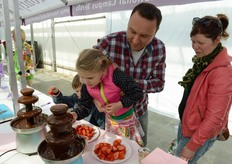 En ze smaken ook prima - nog beter met chocola!