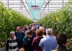 De kassen werden bijzonder goed bezocht op de mooie dag