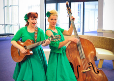 De Haricots Verts zorgden voor de muzikale omlijsting van de middag.