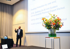 Farrag vroeg de zaal naar oplossingen en ideeën om zijn onderneming nog efficiënter te maken.