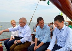 Susanne Ruthenberg, Frank Steuns, Rob Wouters en Mario Helderman