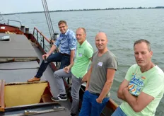 Eelke Hempenius, Cock Groenendaal, Richard Wubben en Eric Heys