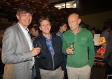 Albert Vercammen van Orca, Bart Charetier van Univeg en Mark Van Den Dorpel (Univeg).