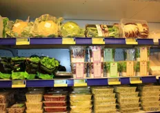 Speicale producten, waaronder Broccolini en gekleurde bloemkool.