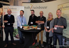 Een deel van het team van NAK tuinbouw: Hans van Loon, Leon van der Heijden, John Neessen, Willem Halters, Annejet Hallers en Robert Kuijpers.