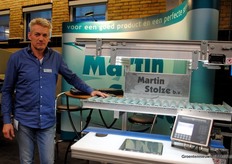 Paul van der Wielen van Martin Stolze bij een deel van een verwerkingsiljn