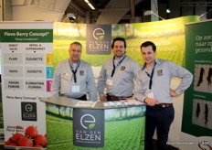 Harrie van den Heuvel, Paul van Lier en Kees van Giessen van Van den Elzen Plantenkwekerij Erp, zij werken samen met Flevo Berry Concept en gaan voor een jaarrond aardbeien!