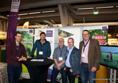 Een gedeelte van de 12 koppige delegatie van DLV Plant: Remko Riemslag, Jos van Hamont, Adrie Steef, Leon Vonk en Ad van Laarhoven. De laatste beurs met deze naam en welbekend logo, volgende week meer nieuws..