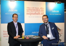 René Boots en Rick Dijkshoorn van ABAB accountants en adviseurs hadden niks te klagen deze dag.